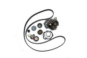 Front View of Engine Timing Belt Kit with Water Pump GATES TCKWP328B