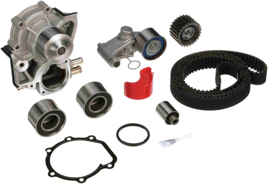 Kit View of Engine Timing Belt Kit with Water Pump GATES TCKWP328DN