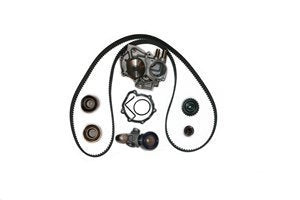 Front View of Engine Timing Belt Kit with Water Pump GATES TCKWP328