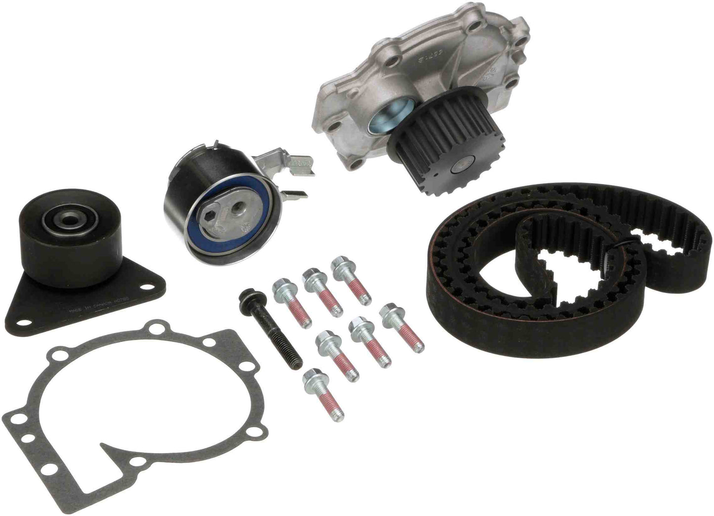 Kit View of Engine Timing Belt Kit with Water Pump GATES TCKWP331B