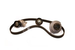 Front View of Engine Timing Belt Kit with Water Pump GATES TCKWP335