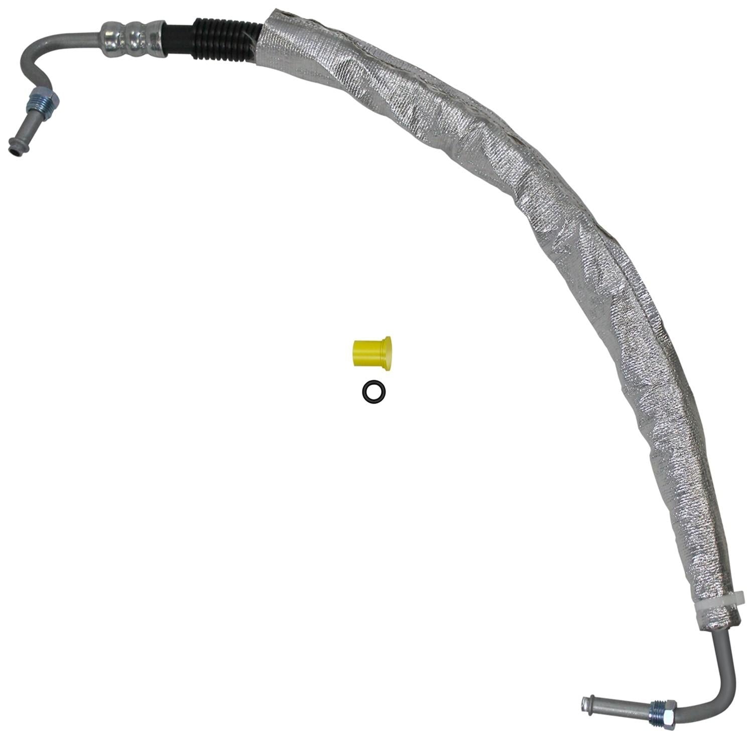 Top View of Power Steering Pressure Line Hose Assembly GATES 352912