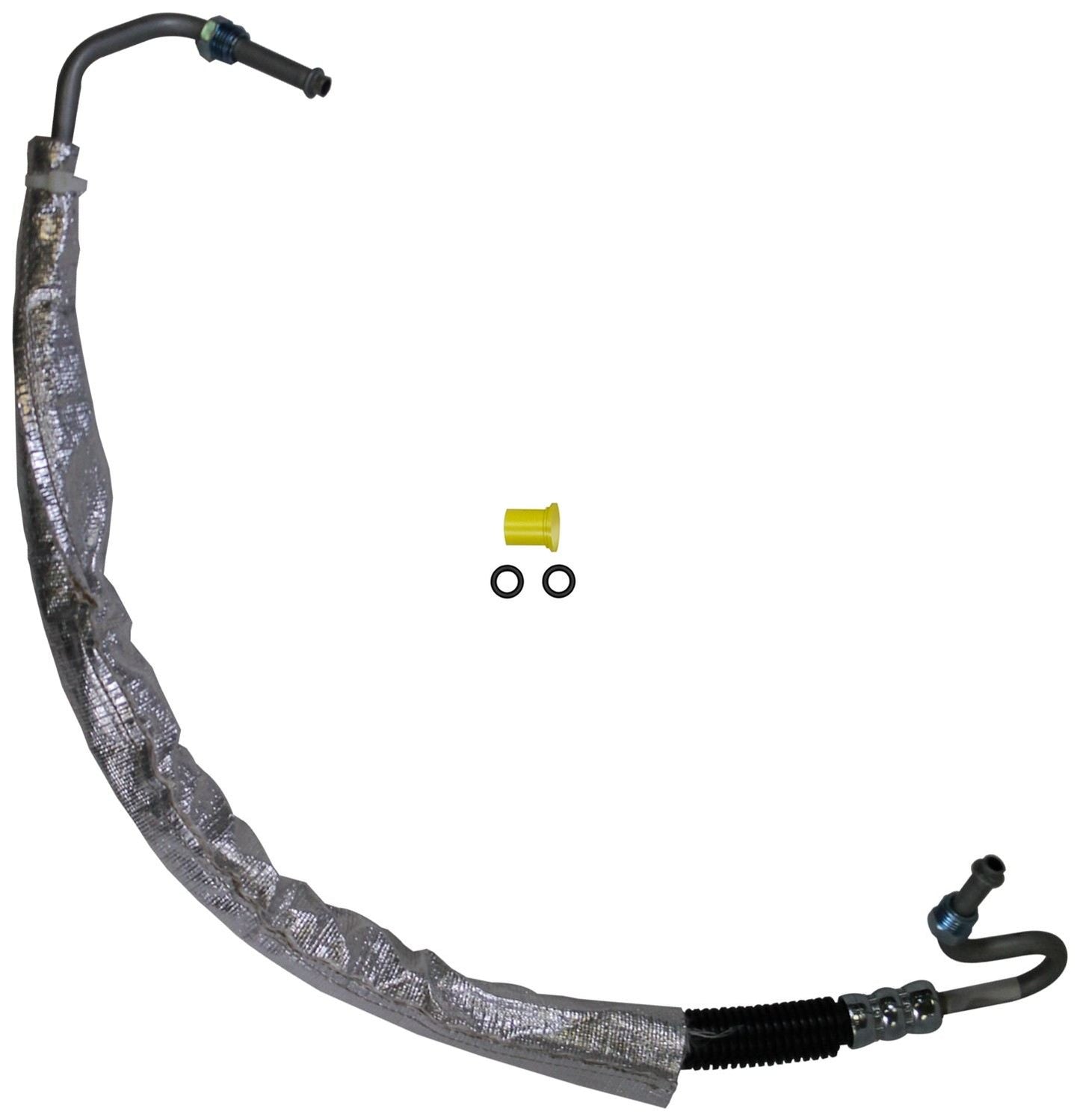 Top View of Power Steering Pressure Line Hose Assembly GATES 352913