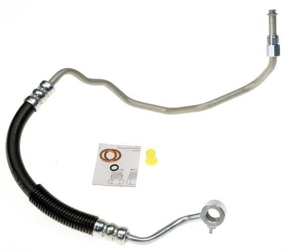 Front View of Power Steering Pressure Line Hose Assembly GATES 363300