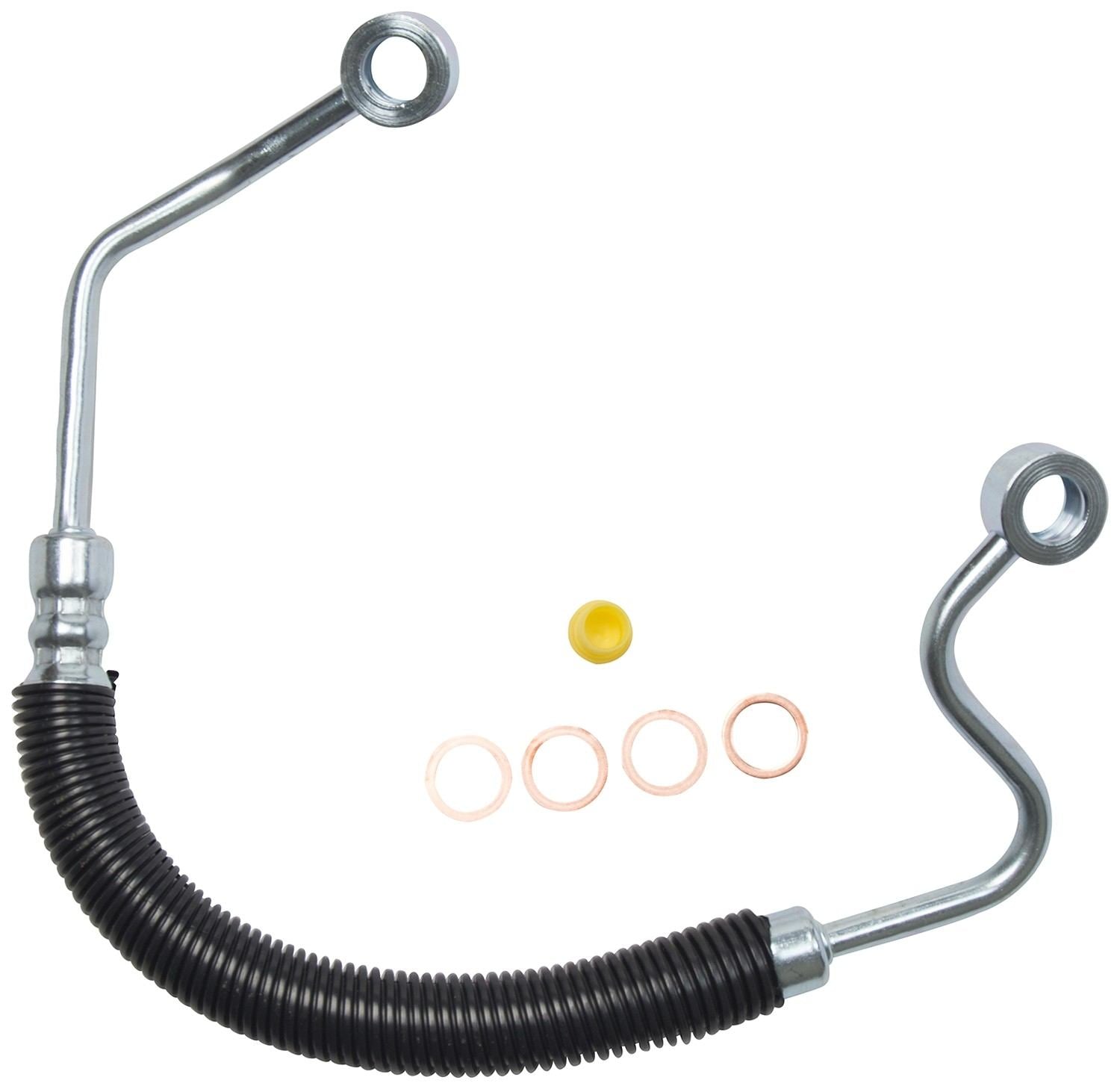 Top View of Power Steering Pressure Line Hose Assembly GATES 365210