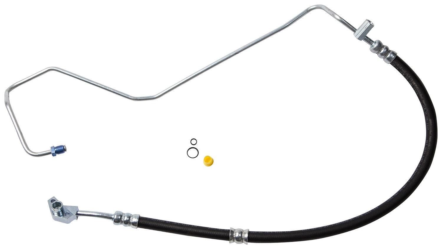 Top View of Power Steering Pressure Line Hose Assembly GATES 365527