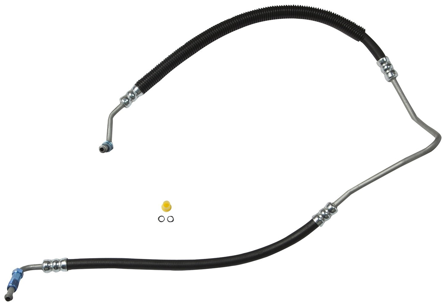 Top View of Power Steering Pressure Line Hose Assembly GATES 365596