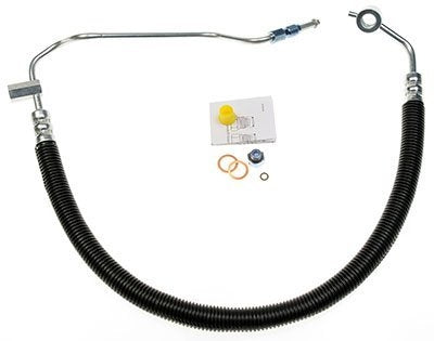 Front View of Power Steering Pressure Line Hose Assembly GATES 365714