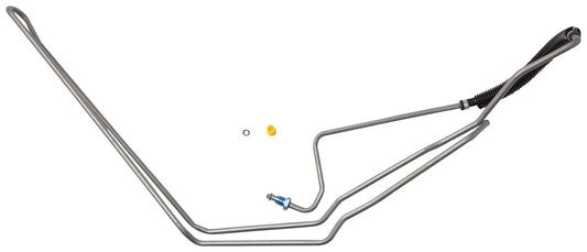 Top View of Power Steering Return Line Hose Assembly GATES 365859