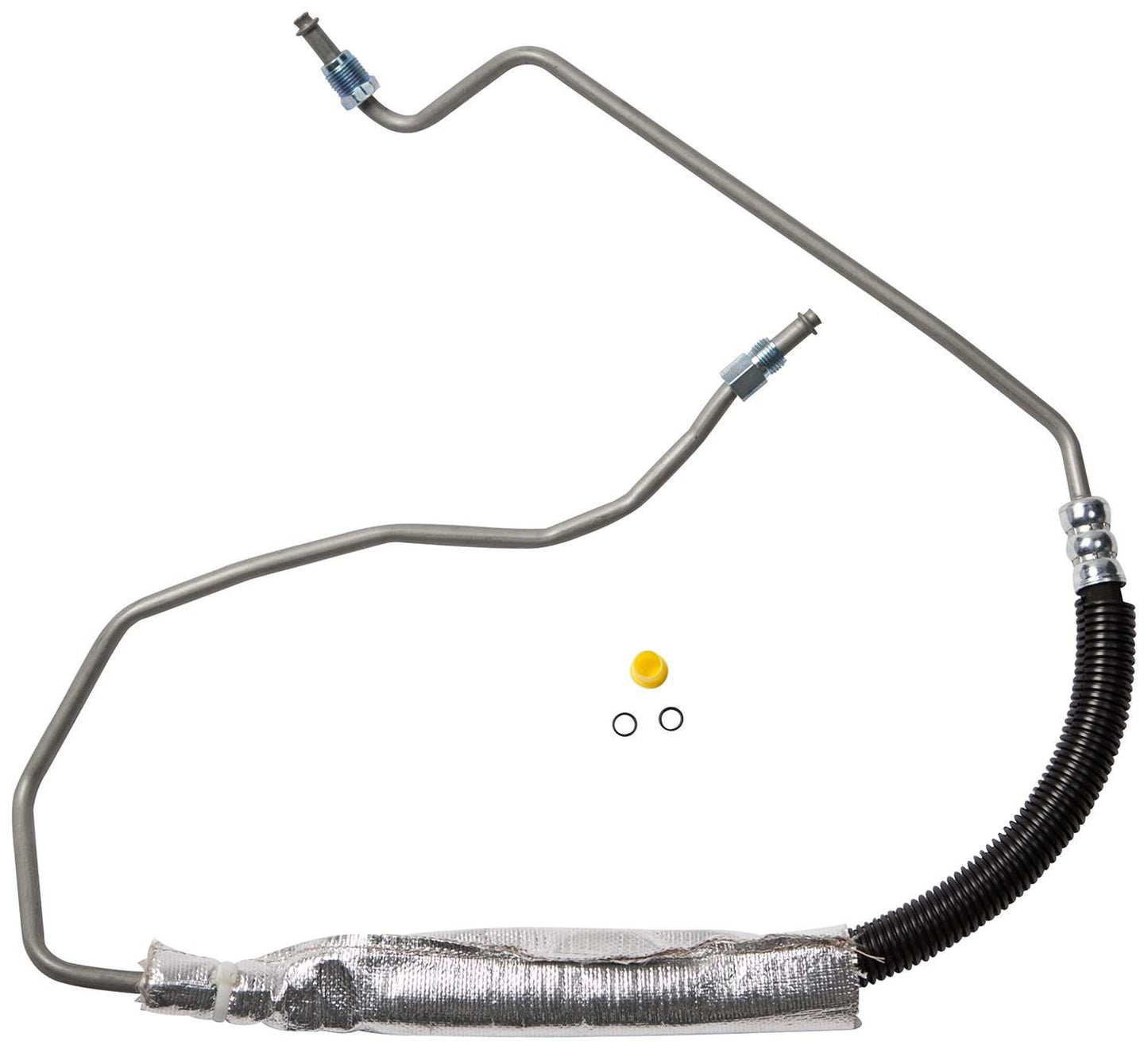 Top View of Power Steering Pressure Line Hose Assembly GATES 367740