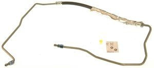 Front View of Power Steering Pressure Line Hose Assembly GATES 371040