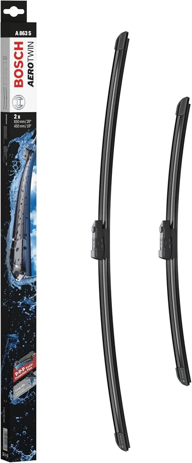 Front Bosch Aerotwin Windshield Wiper Blade Set (26" & 18") 3397007863 / A863S