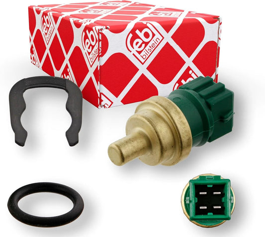 For Audi VW Coolant Temperature Sensor with seal and retaining spring FEBI 31539