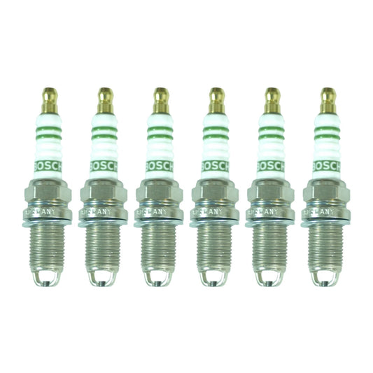 Set of 6 Spark Plugs OEM BOSCH FR-6-LDC / 7410 For Porsche 911 3.6L H6
