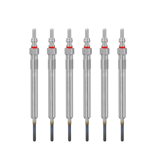 Set of 6 Bosch Diesel Glow Plug For Audi A6 A7 VW Beetle Touareg Porsche Cayenne