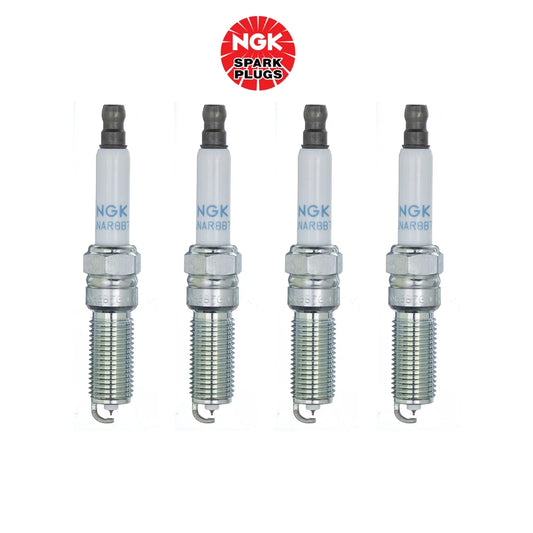Set of 4 Spark Plugs NGK Laser Iridium 91970 (ILNAR8B7G) For Buick Chevrolet GMC