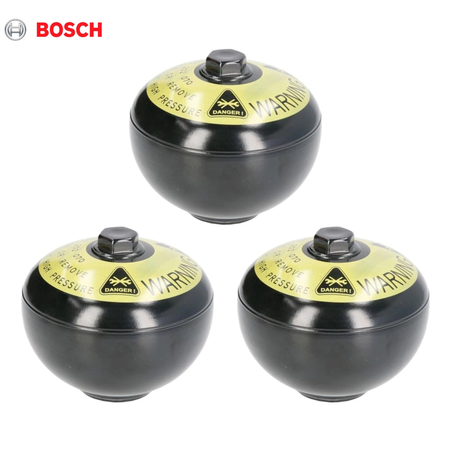 Set of 3 Brake Pressure Accumulator BOSCH 0265202070 For Mercedes W219 R230 W211
